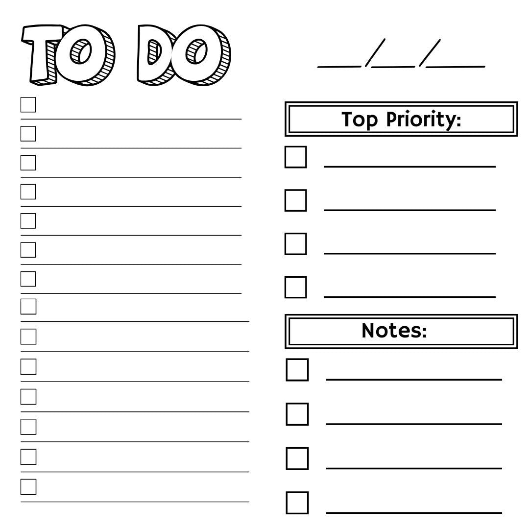 To-Do list
