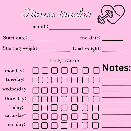 Beginners fitness template bundle