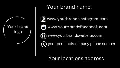 Business card for your brand!