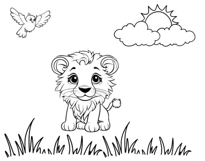 Cute and cozy digital coloring book!