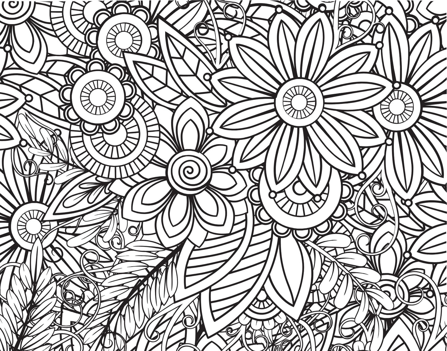 Cute and cozy digital coloring book!