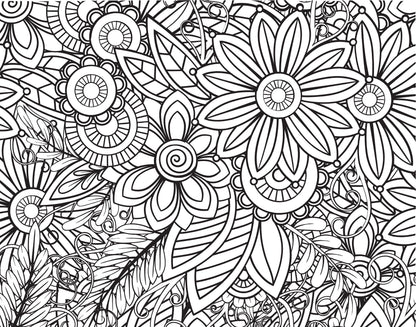 Cute and cozy digital coloring book!