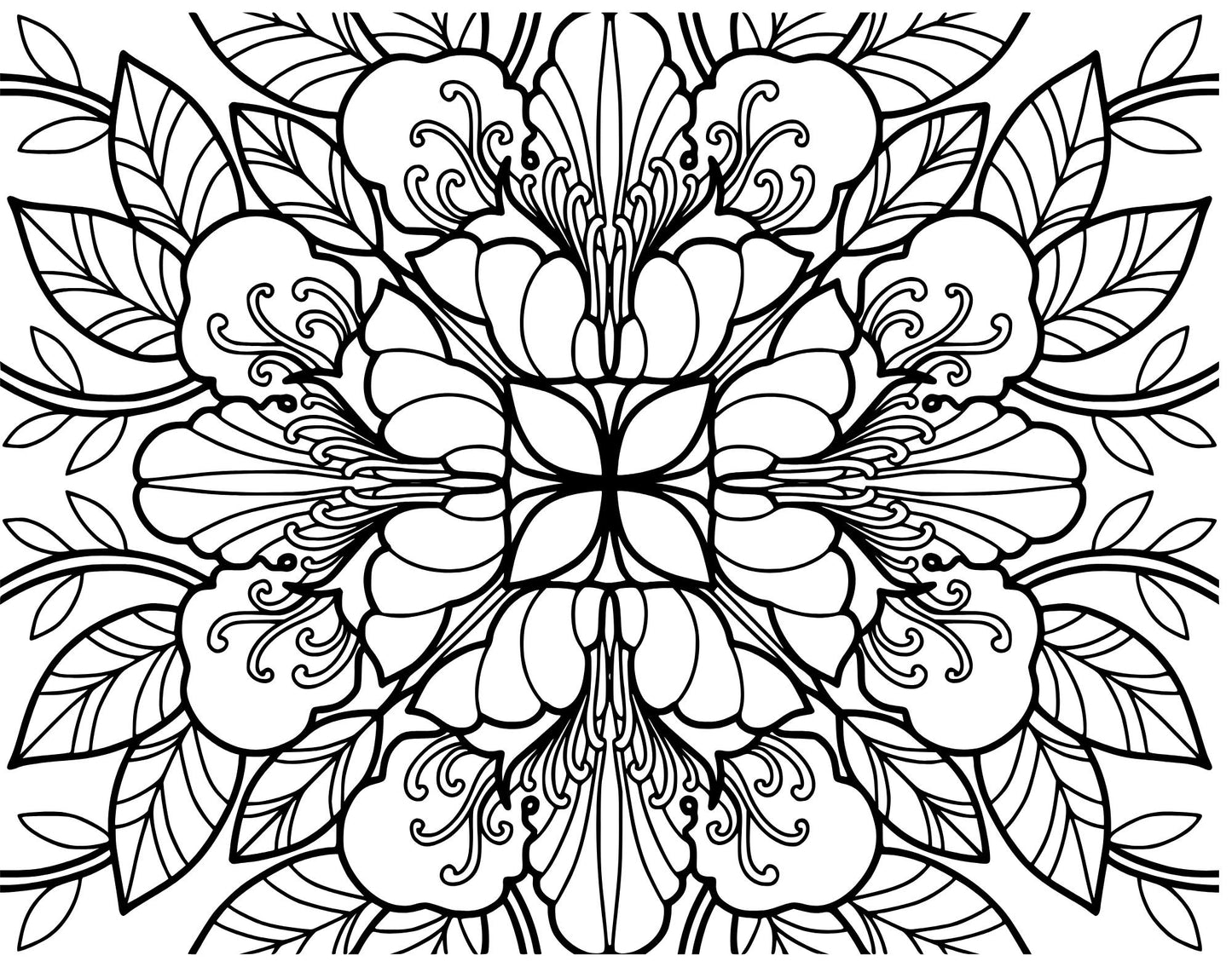Cute and cozy digital coloring book!