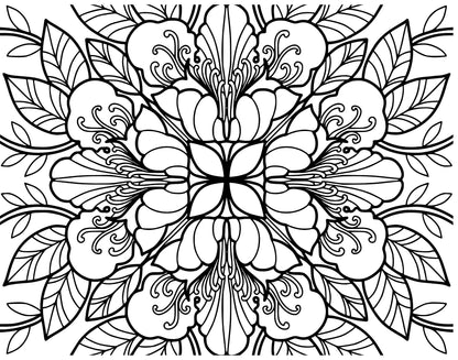 Cute and cozy digital coloring book!